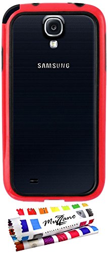 Comprar Muzzano F18797 - Funda para Samsung Galaxy S4, color rojo y negro al mejor precio