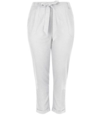 Comprar Curves White Belted Trousers al mejor precio