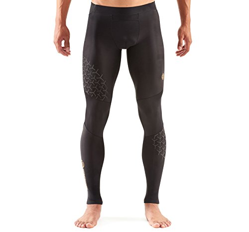 Comprar Skins Lange Hose A400 Long Tights - Pantalones de compresión de running para niño, color multicolor (starlight), talla xl al mejor precio