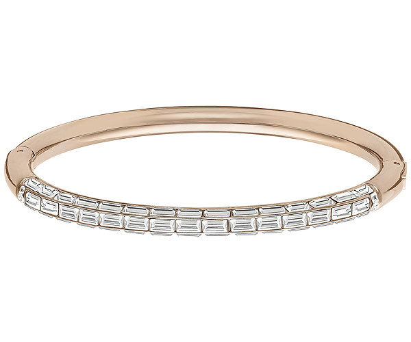 Comprar Swarovski Domino Brazalete Blanco Chapado en oro rosa al mejor precio