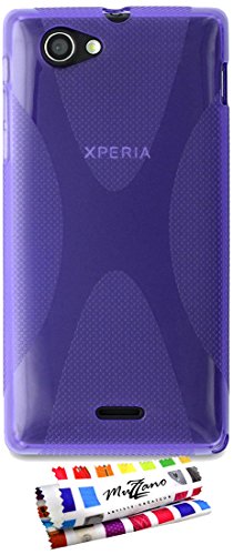 Comprar Muzzano F6064 - Funda para Sony Xperia J, color violeta al mejor precio