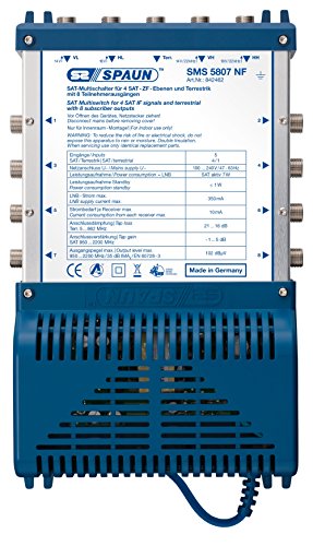 Comprar Spaun SMS 5807 NF - Conmutador de satélite múltiple (importado) al mejor precio