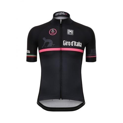 Comprar Santini Replica Giro d'Italia hombres 2016 hoja de Maglia Nero línea cremallera completa maillot de manga corta - Negra, hombre, color Negro - negro, tamaño 2 X-grande al mejor precio
