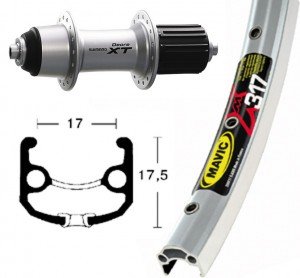 Comprar Bike-Parts H-Rad - Ruedas traseras MTB - gris 2014 al mejor precio