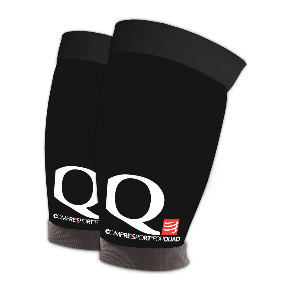 Comprar Compressport ForQuad Thigh Compression Guards Black T1 al mejor precio