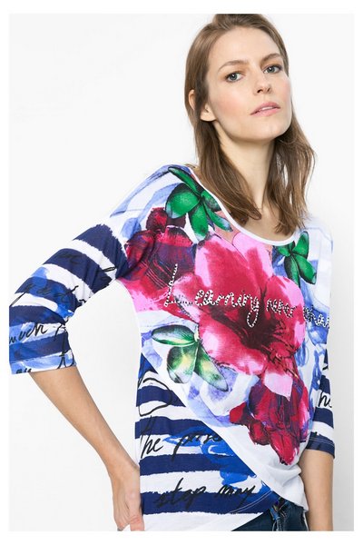 Comprar Desigual - Mujer - Camiseta de entretiempo ancha - Fonius - Size XXL al mejor precio