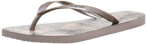 Comprar Havaianas Slim Animals Chanclas, mujer, multicolor - Mehrfarbig (Fog / 0580) - 43/44 EU (41/42 BR) al mejor precio
