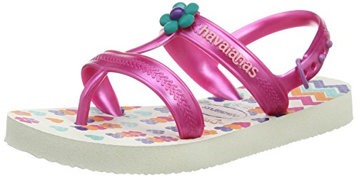 Comprar Havaianas Joy Spring - Sandalias para niñas, color Blanco (White 0001), talla 35/36 EU (33/34 BR) al mejor precio