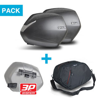 (PACK X2) SH36 + anclajes + REGALO bolsas interiores YAMAHA MT-09 TRACER (2015)