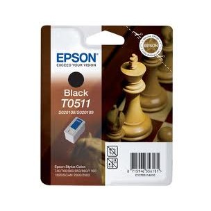 Comprar T0511: cartucho de tinta negro original epson - 24 ml al mejor precio