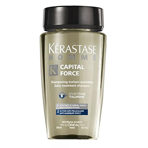 Comprar KERASTASE MEN CAPITAL FORCE REGULADOR ANTI-CASPA 250ML al mejor precio