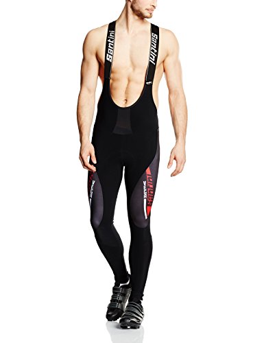 Comprar Santini 365 Vega Aqua cero mallas, unisex, color Negro - negro/ rojo, tamaño XL al mejor precio