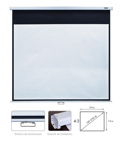 Comparar mejores precios PANTALLA PROYECTOR MANUAL FONESTAR PPMA-120 2,4x1,8m 4:3 con descuentos Comprar PANTALLA PROYECTOR MANUAL FONESTAR PPMA-120 2,4x1,8m 4:3 al mejor precio