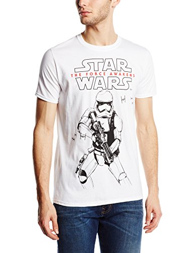 Comprar Star Wars Star Wars Trooper Sketch-camiseta Hombre    blanco blanco Medium al mejor precio