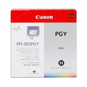 Comprar Pfi-302pgy: cartucho de tinta fotográfico, gris original canon - 330 ml al mejor precio