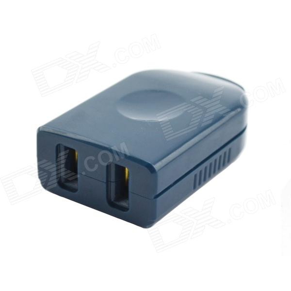 Comprar JINHONGDA 20020008 AC Power 2-plana-Pin Socket Plug - Acero azul (250V) al mejor precio