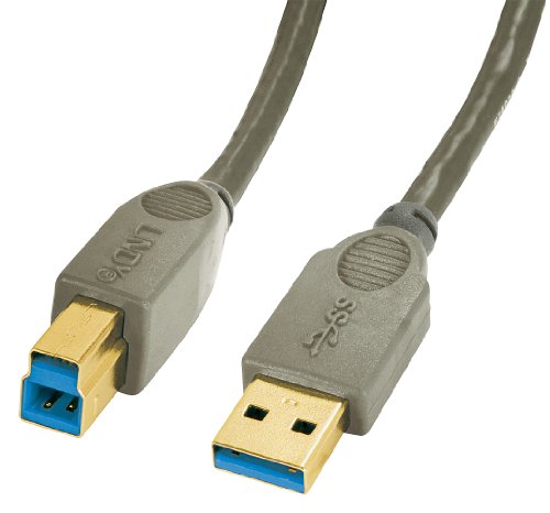 Comprar Lindy 31260 - Cable USB 3.0 (Tipo A/B, 0,5 m), color antracita al mejor precio