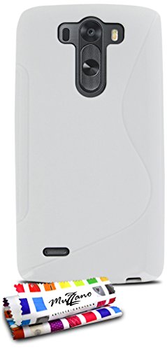 Comprar Muzzano F868597 - Funda para LG G3 S, color blanco al mejor precio