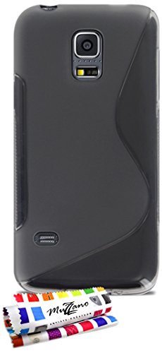 Comprar Muzzano F868071 - Funda para Samsung Galaxy S5 Mini, color gris al mejor precio