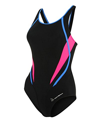 Comprar Aqua Sphere - Bañador para mujer Julia - Black/Dark Rosa, 42-inch al mejor precio