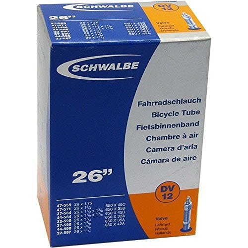 Comprar Schwalbe No 12 - Cámara de aire para bicicletas, tamaño 26 x 1 - 1 / 2 x 1 - 3 / 8, 1 - 5 / 8, 650B