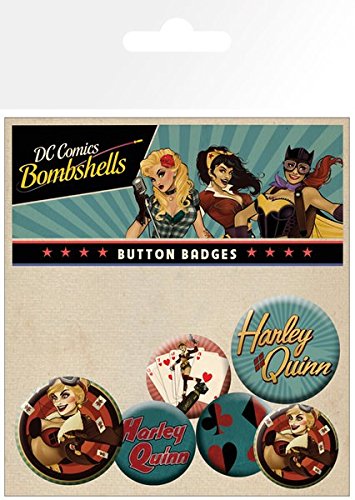 Comprar GB eye, DC Comics, Harley Quinn Bombshell, Pack de Chapas al mejor precio