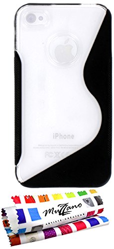 Comprar Muzzano F09H01-224862 - Funda para Apple iPhone 4, color negro al mejor precio