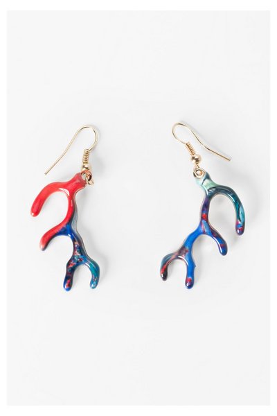 Comprar Desigual - Mujer - Pendientes largos de diseño - Culture Club - Size U al mejor precio