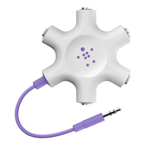 Comparar mejores precios Belkin RockStar - Adaptador para auriculares, morado con descuentos Comprar Belkin RockStar - Adaptador para auriculares, morado al mejor precio