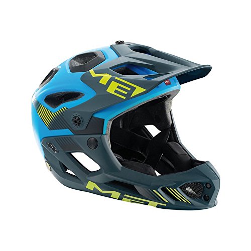 Comprar MET Parachute - Cascos integrales - azul/Azul petróleo Contorno de la cabeza 54-58 cm 2016 al mejor precio