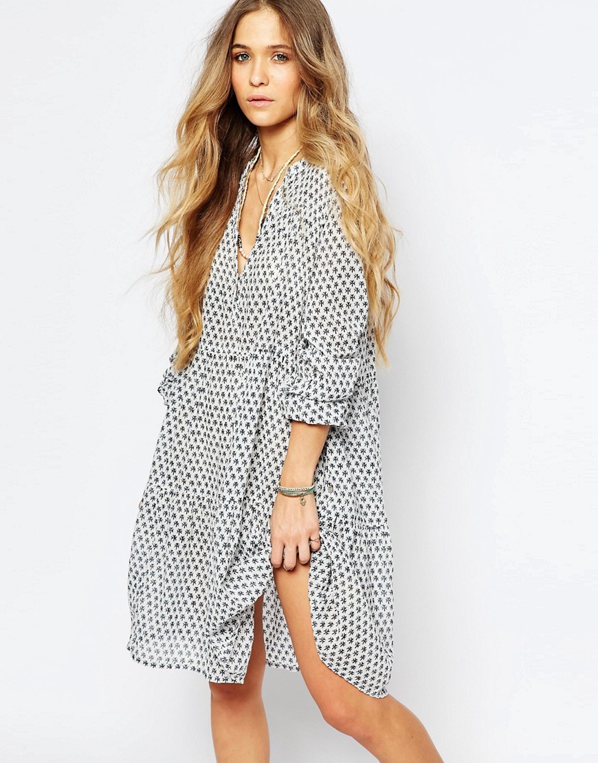 Comprar Vestido amplio con estampado de mosaico de Maison Scotch al mejor precio