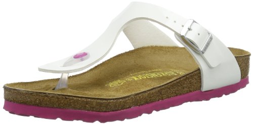 Comprar Birkenstock Classic GIZEH  BF LACK 345081 - Zuecos para mujer, color blanco, talla 40 al mejor precio