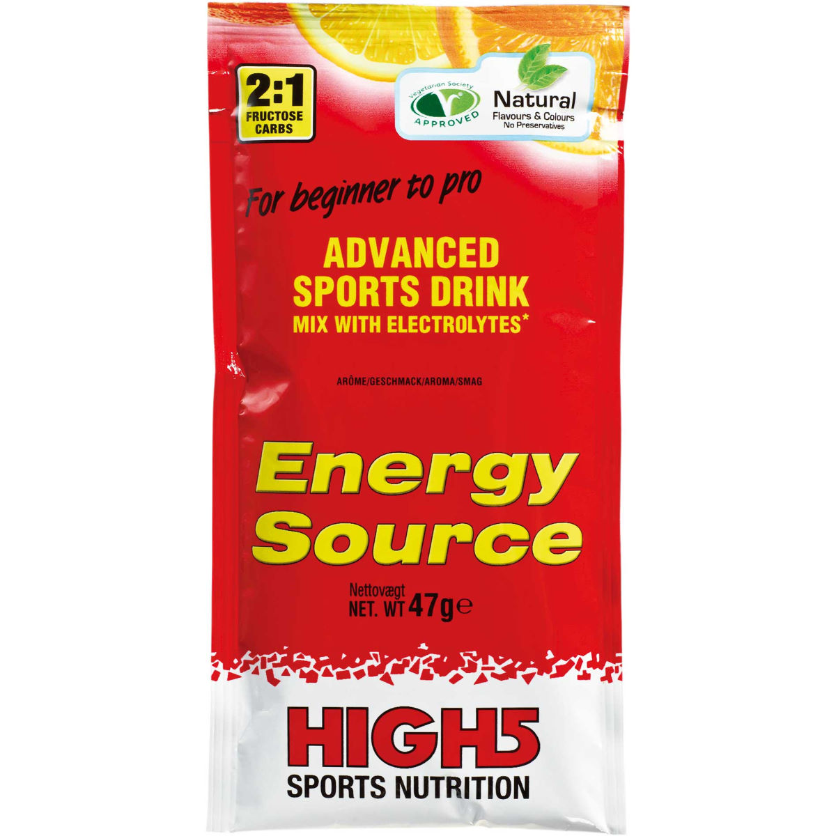 Comprar Bebida en polvo High5 Energy Source (12 x 47 g) - Bebidas energéticas al mejor precio