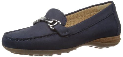 Comprar Geox DONNA EURO A - Mocasines de lona mujer, color azul, talla 41 al mejor precio