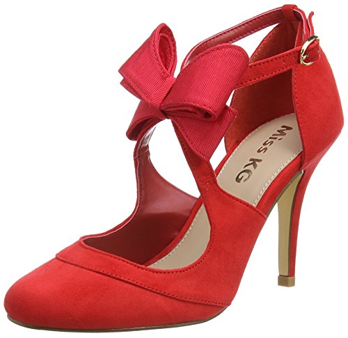 Comprar Miss KG Belle - Sandalias de sintético mujer, color rojo, talla 41 al mejor precio
