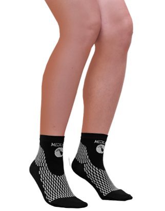 Comprar Medilast D207NB - Calcetines cortos de running unisex, color negro, talla M al mejor precio