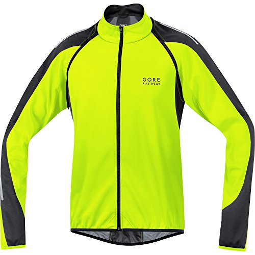 Comprar Gore Bike Wear Phantom 2.0 Windstopper Soft Shell - Chaqueta para hombre, color amarillo neón / negro, talla L al mejor precio
