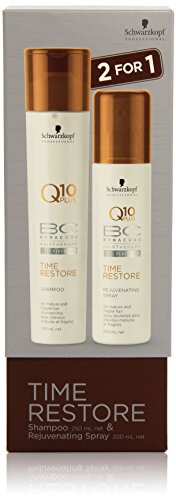 Comprar BC Bonacure - Q10 Plus Time Restore - Champú + Spray Rejuvenecedor para cabello maduro y frágil - 1 pack al mejor precio