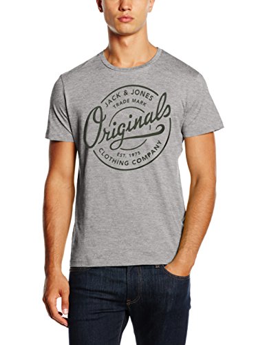 Comprar Jack & Jones New tone-camiseta Hombre    Gris Gris (Light Grey Melange) Small al mejor precio