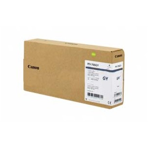 Comprar Pfi-706gy: cartucho de tinta gris original canon - 700 ml al mejor precio