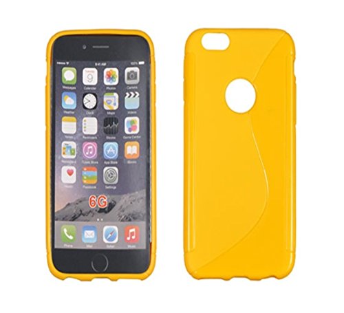 Comprar Bluetrade BT-TPU-AIP647Y - Funda TPU tipo S para Apple iPhone 6 4.7, color amarillo al mejor precio