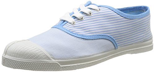 Comprar Bensimon Tennis Bistripes - Zapatillas de deporte de canvas para mujer azul Bleu (Bleu 532) 41 al mejor precio