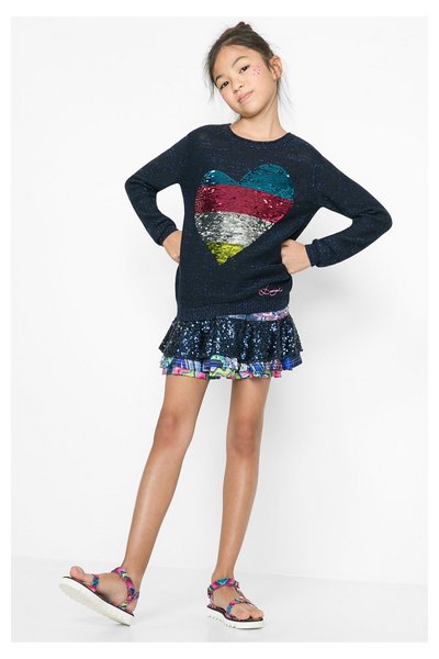 Comprar Desigual - Mujer - Jersey de punto con lentejuelas para niña - Dostoievski - Size 4 al mejor precio