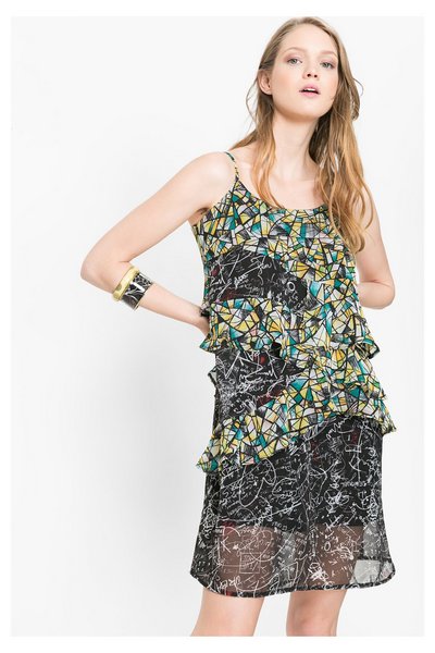 Comprar Desigual - Mujer - Vestido de verano de tirantes - Celina - Size 42 al mejor precio