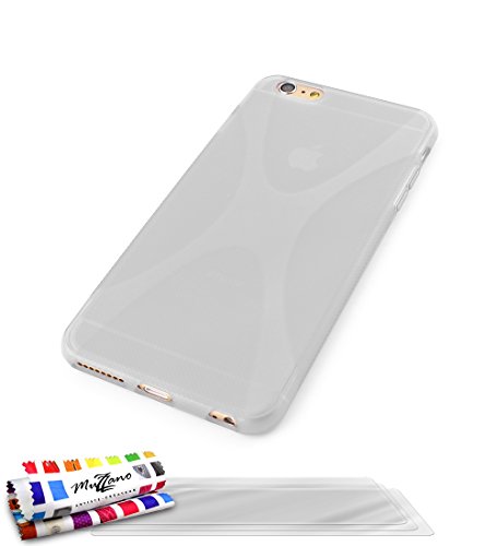 Comprar Muzzano F841160 - Funda para Apple iPhone 6, incluye 3 protecciones de pantalla, color gris al mejor precio