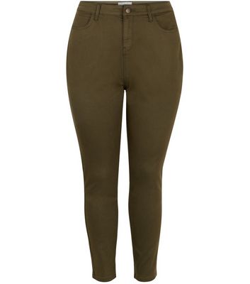 Comprar Plus Size Khaki Skinny Jeans al mejor precio