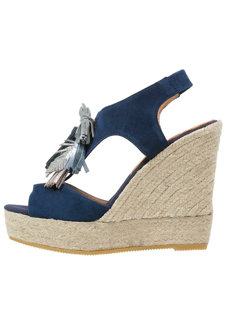 Comprar Kanna Sandalias de cuña marine al mejor precio