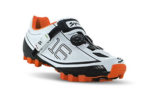 Comprar Spiuk 16 MTB - Zapatillas unisex, color blanco / naranja, talla 45 al mejor precio