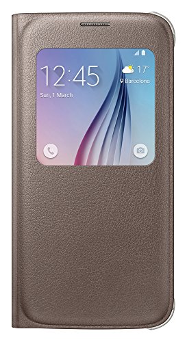 Comprar Samsung BT-EFCG920 - Funda oficial para Samsung Galaxy S6 G920, color oro al mejor precio