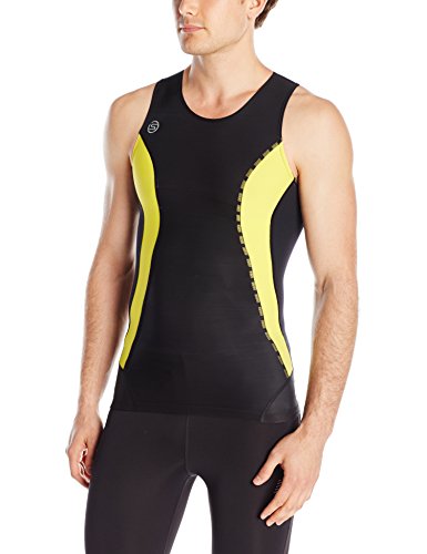 Comprar MusicSkins Top para Hombre sin mangas dnamic Varios colores Black/Citron Talla:extra-large al mejor precio